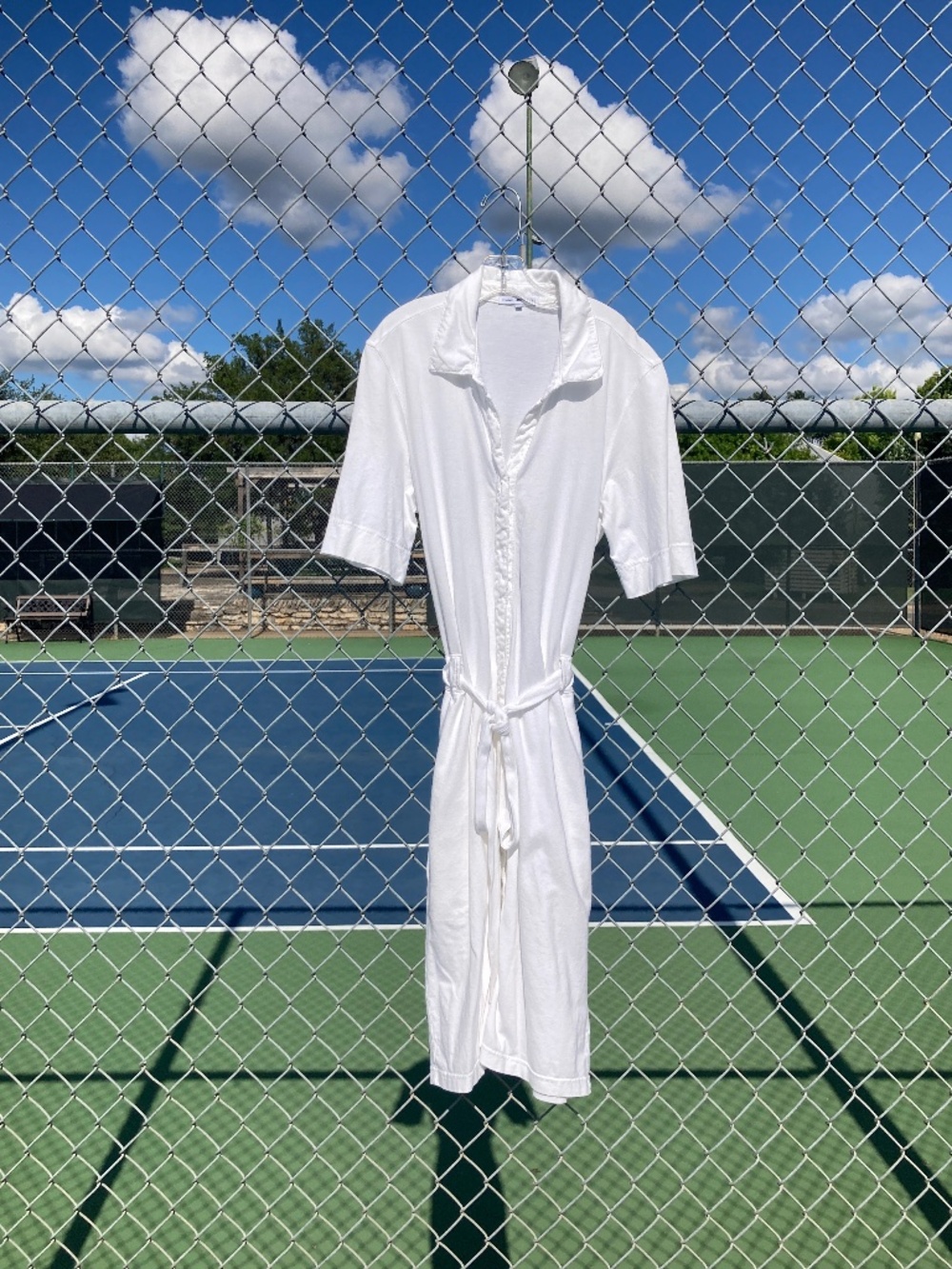 James Perse White Shirt Dress